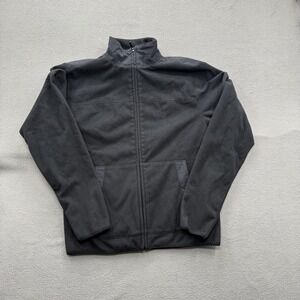 Proof Jacket Mens XS Black Fleece Full Zip Stand Collar Pockets Casual Wear‎